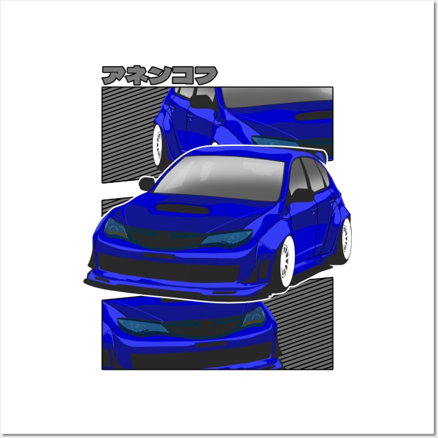 Subaru Impreza Wall Art by Rebellion Store